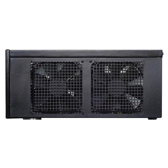 SilverStone SST-GD04B USB 3.0 - Grandia HTPC Micro ATX datorfodral, högpresterande tyst luftflöde, svart