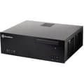 Miniatyrbild 1 av 4: SilverStone SST-GD04B USB 3.0 - Grandia HTPC Micro ATX datorfodral, högpresterande tyst luftflöde, svart