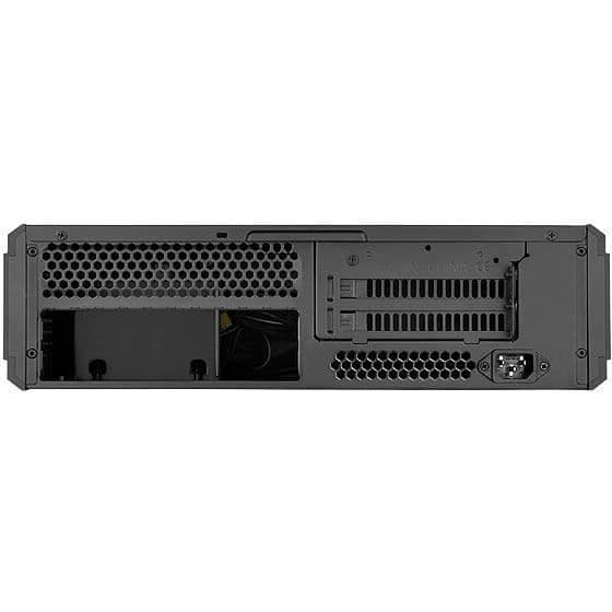 SilverStone SST-FTZ01B - Fortress High End Mini-ITX Gaming PC-fodral, svart