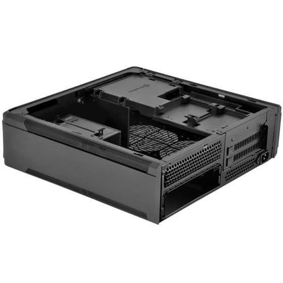 SilverStone SST-FTZ01B - Fortress High End Mini-ITX Gaming PC-fodral, svart