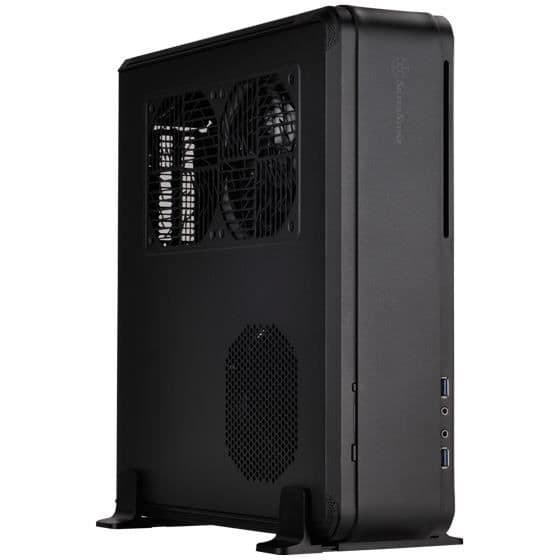 SilverStone SST-FTZ01B - Fortress High End Mini-ITX Gaming PC-fodral, svart