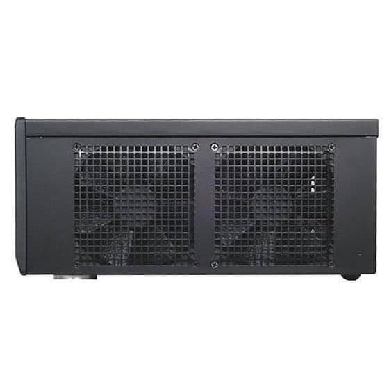 SilverStone SST-GD05B USB 3.0 - Grandia HTPC Micro ATX datorfodral, högpresterande tyst luftflöde, svart
