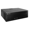 Miniatyrbild 1 av 4: SilverStone SST-GD05B USB 3.0 - Grandia HTPC Micro ATX datorfodral, högpresterande tyst luftflöde, svart