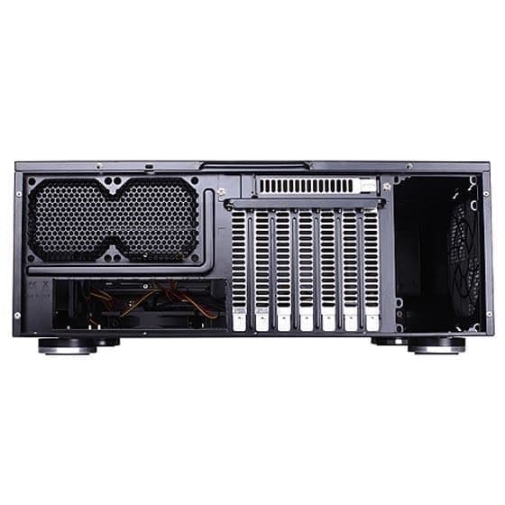 SilverStone SST-GD07B - Grandia HTPC ATX datorfodral, Silent Airflow High Performance, svart