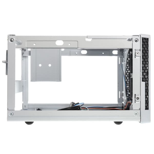 SilverStone SST-SG13WB - Sugo Compact Mini-ITX Cube PC-fodral, Mesh Frontpanel, Svart & Vit