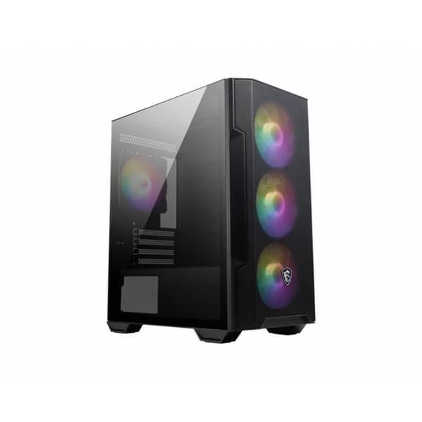 MSI MAG FORGE M100R CENTRAL UNIT MIDI TOWER SVART, TRANSPARENT 306-7G