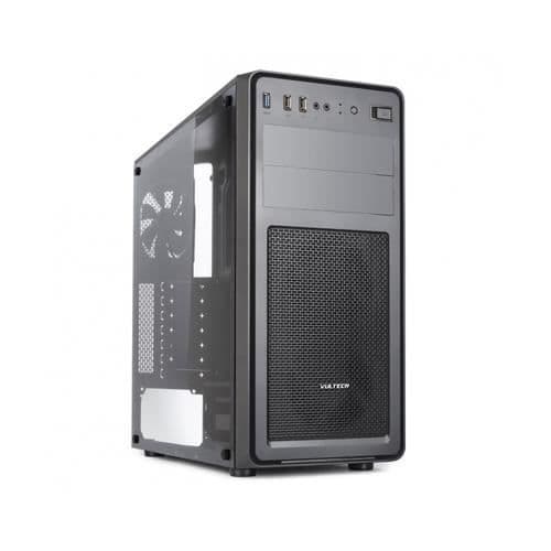 ATX-fodral - VULTECH - VCO-A2699T - Midi Tower - 1x USB 3.0 - 2x USB 2.0 - Härdat glas