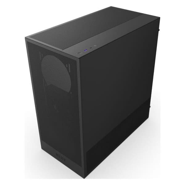 PC-spelfodral - NZXT - H5 Flow - Högt luftflöde - 2 120 mm fläktar ingår - Mid Tower ATX Svart