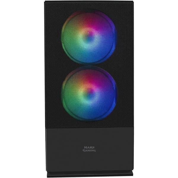 MicroATX-datorlåda - Mars Gaming - MCZ Svart - RGB - MESH-panel - Vattenkylning Svart