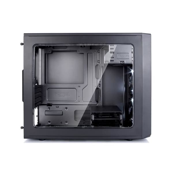 FRACTAL DESIGN Focus G Mini PC-fodral - Svart - Härdat glas - Micro ATX-format (FD-CA-FOCUS-MINI-BK-W)