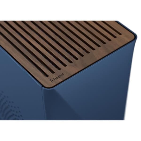 PC-fodral - FRACTAL DESIGN - Era 2 Midnight Blue - m-ITX, 2 120 mm fläktar, USB3.1 Typ C, PCIe 4.0-riser-kort