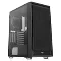 Miniatyrbild 1 av 4: Aerocool GRAPHITEV1- Svart ATX PC-fodral - härdat glas + nätpanel