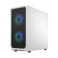 Miniatyrbild 5 av 6: PC-fodral FRACTAL DESIGN Focus 2 RGB White TG Clear Tint