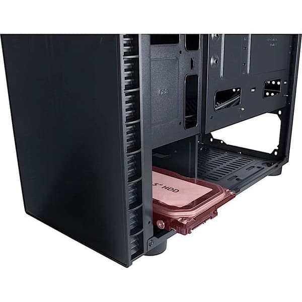 Inter-Tech CXC2 ATX Tower PC-fodral - 5 interna fack - Kabelhanteringssystem - Blå LED