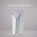 Miniatyrbild 3 av 3: ATX Fodral Mars Gaming MC-X7 Blanco Caja PC Gaming ATX Frontal ARGB Ventilator 12cm RGB Ventana Lateral Completa