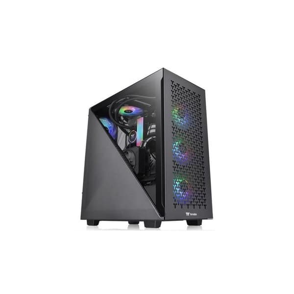 PC-hölje - Thermaltake - Divider 300 TG Air - Svart - 2 fläktar - Sidofönster