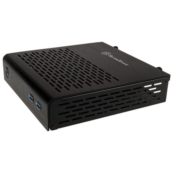 SilverStone SST-PT13B-USB3.0 Litet Mini-ITX datorfodral, USB 3.0, svart