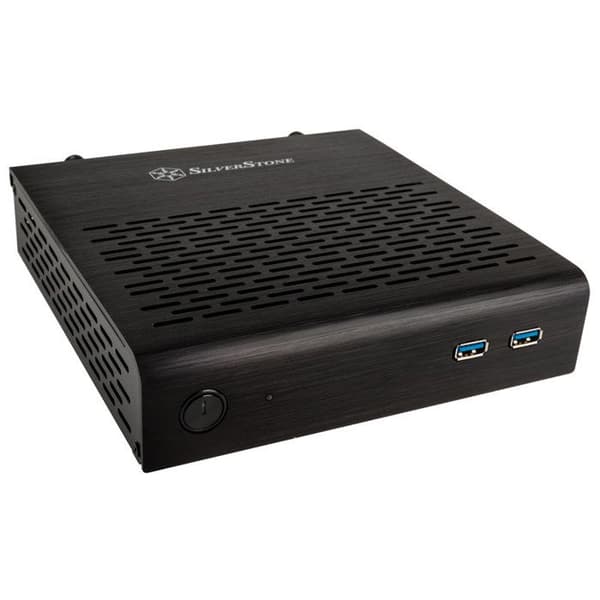 SilverStone SST-PT13B-USB3.0 Litet Mini-ITX datorfodral, USB 3.0, svart