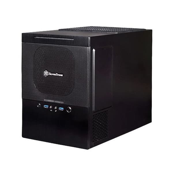 SilverStone SST-PT13B-USB3.0 Litet Mini-ITX datorfodral, USB 3.0, svart Svart