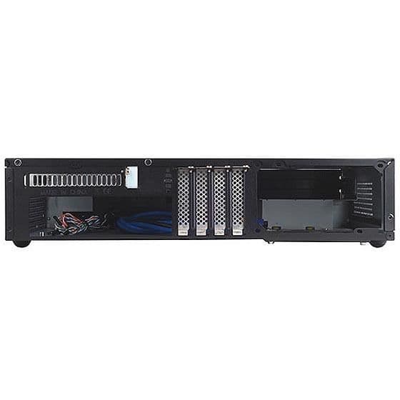 SilverStone SST-ML04B - Milo HTPC Micro ATX Silent Slim Datorfodral, svart