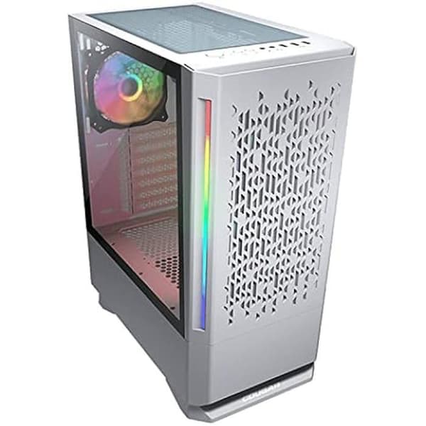 Kompaktchassi ARGB - COUGAR - MX430 Air RGB - Vit - 3 ARGB-fläktar - Högkvalitativ kylning