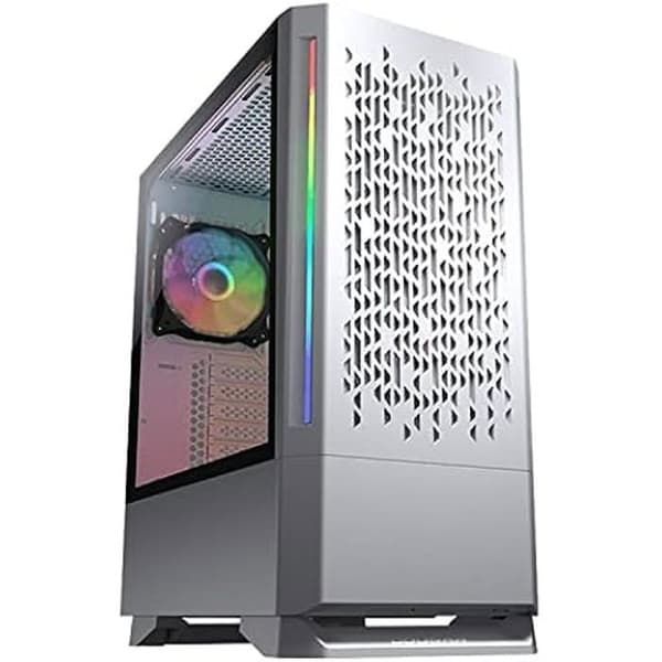 Kompaktchassi ARGB - COUGAR - MX430 Air RGB - Vit - 3 ARGB-fläktar - Högkvalitativ kylning