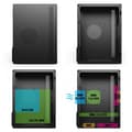 Miniatyrbild 3 av 4: Chassi PC - ADVANCE - OPTIMA SERIE SVART - mATX/mITX - 4 expansionsportar - 100% Metalldesign