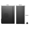 Miniatyrbild 4 av 4: Chassi PC - ADVANCE - OPTIMA SERIE SVART - mATX/mITX - 4 expansionsportar - 100% Metalldesign