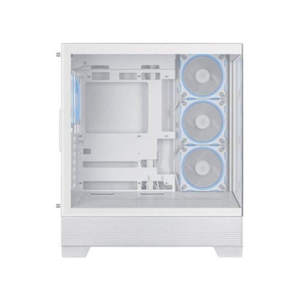 PC Chassi Asus A31 PLUS TG ARGB - Midsize, Härdat Glas, RGB, Vit, ATX/Micro-ATX/Mini-ITX