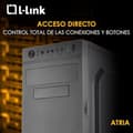 Miniatyrbild 2 av 2: Fodral - L-LINK - Atria - Micro ATX - USB 3.0 - Svart