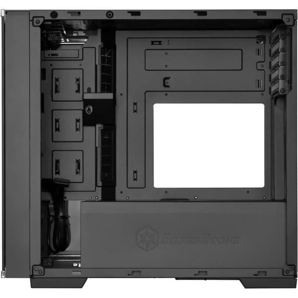 Boîtier PC Mini ATX - SILVERSTONE TECHNOLOGY - SST-LD01B - Härdat glas - USB Type-C - Tyst