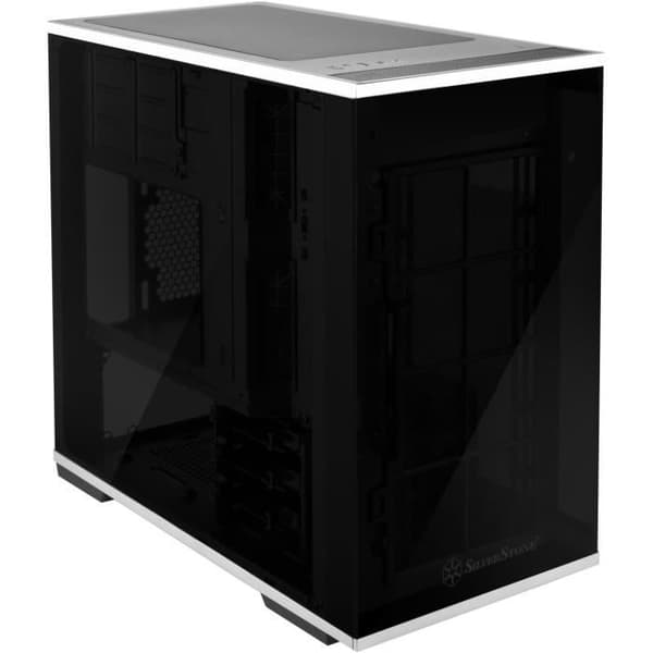 Boîtier PC Mini ATX - SILVERSTONE TECHNOLOGY - SST-LD01B - Härdat glas - USB Type-C - Tyst