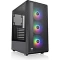Miniatyrbild 1 av 5: PC-fodral - THERMALTAKE - S200 TG ARGB (svart) - Medium tower - ATX-format - Utan strömförsörjning