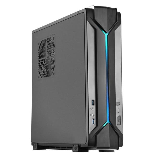 PC-spelhus Mini-ITX - SilverStone - SST-RVZ03B - RGB - Svart - AIO-kylning
