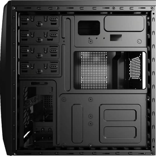 AEROCOOL PC CASE CS-1102 - Medium Tower - Svart - ATX-format (ACCM-PC03014.11)
