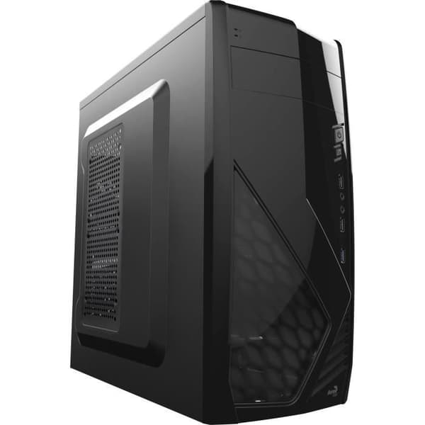 AEROCOOL PC CASE CS-1102 - Medium Tower - Svart - ATX-format (ACCM-PC03014.11)