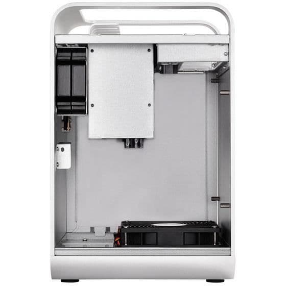 SilverStone SST-CS01S-HS - Mini-ITX-fodralförvaring med Hot-Swappable bricka, Silver
