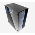 Miniatyrbild 4 av 4: GEMBIRD CCC-FC-1500RGB Midi Tower PC-fodral Svart/Transparent - 3 120 mm fläktar - 7 expansionsfack