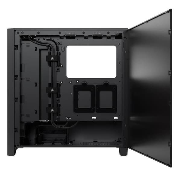 PC-fodral - CORSAIR - iCUE 4000D RGB Airflow - Mid-tower - 3 AF120 RGB ELITE-fläktar - Svart