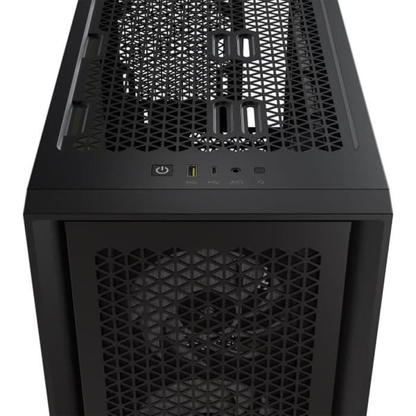 PC-fodral - CORSAIR - iCUE 4000D RGB Airflow - Mid-tower - 3 AF120 RGB ELITE-fläktar - Svart