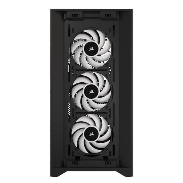 PC-fodral - CORSAIR - iCUE 4000D RGB Airflow - Mid-tower - 3 AF120 RGB ELITE-fläktar - Svart