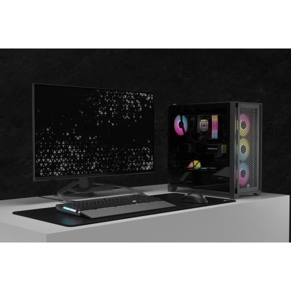 PC-fodral - CORSAIR - iCUE 4000D RGB Airflow - Mid-tower - 3 AF120 RGB ELITE-fläktar - Svart