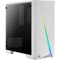 Miniatyrbild 1 av 2: Aerocool Cylon Mini (vit) - Mini Tower-fodral med sidofönster och främre RGB-bakgrundsbelysning ( Kategori: PC-fodral )
