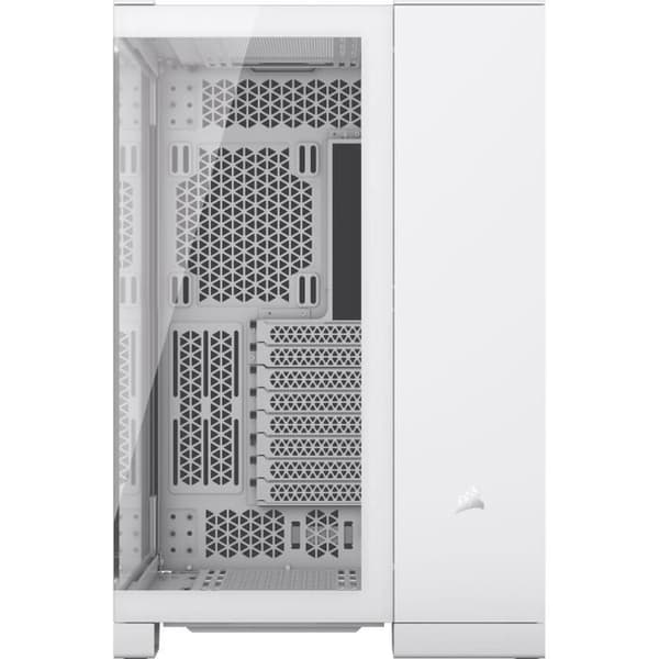 PC-fodral - CORSAIR - 6500X Härdat glas Mid-Tower Dual Chamber - Vit