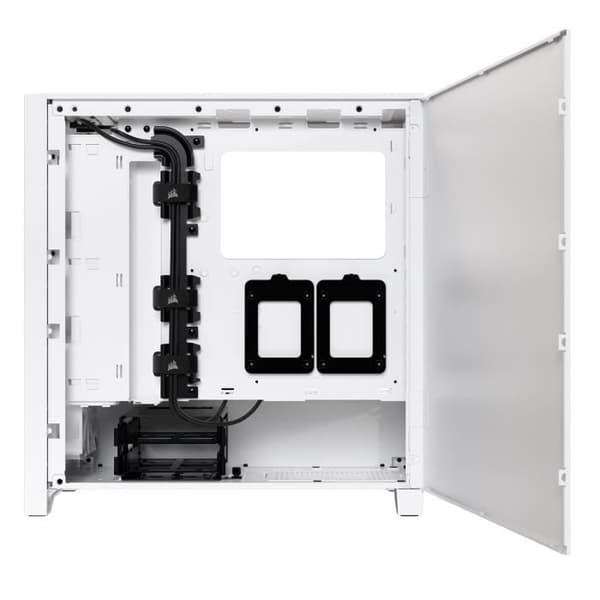 PC-fodral - CORSAIR - iCUE 4000D RGB Airflow - Mid-tower - 3 AF120 RGB ELITE-fläktar - Vit