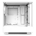 Miniatyrbild 3 av 5: PC-chassi - NZXT - H5 Flow - Vit - Härdat glas-panel - Optimerad luftflöde - Kompatibel E ATX