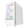 Miniatyrbild 1 av 6: PC-chassi - NZXT - H5 Elite - Vit - Härdat glas - Integrerad RGB - Optimerad prestanda