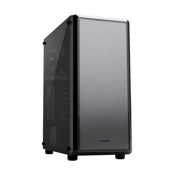 ZALMAN S4 PC CASE - Medium Tower - Svart - ATX-format (S4BK)