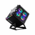 Miniatyrbild 1 av 3: PC Chassi - AZZA - Cube 802 - Full-Tower - Svart - ATX, Micro ATX, Mini-ITX - Spel