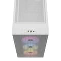 Miniatyrbild 4 av 6: PC-chassi - CORSAIR - 3000D RGB AIRFLOW - ATX Midi-tower - 3 AR120 RGB-fläktar - Vit